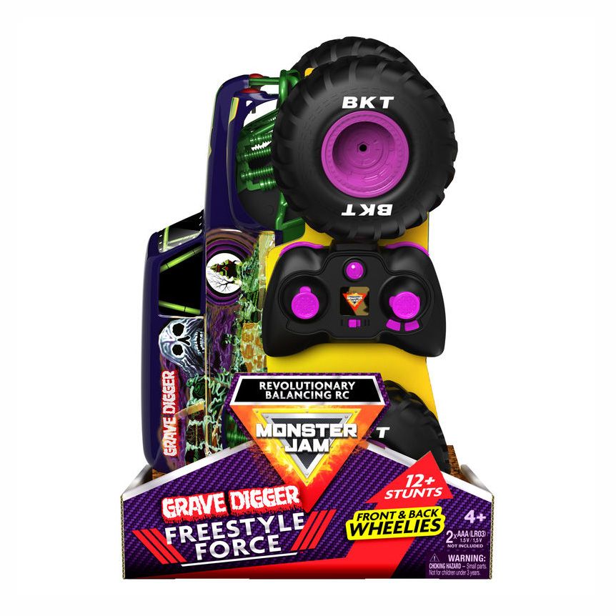 Monster Jam, Official Grave Digger Remote Control Truck 1:15 Scale, 2.4GHz