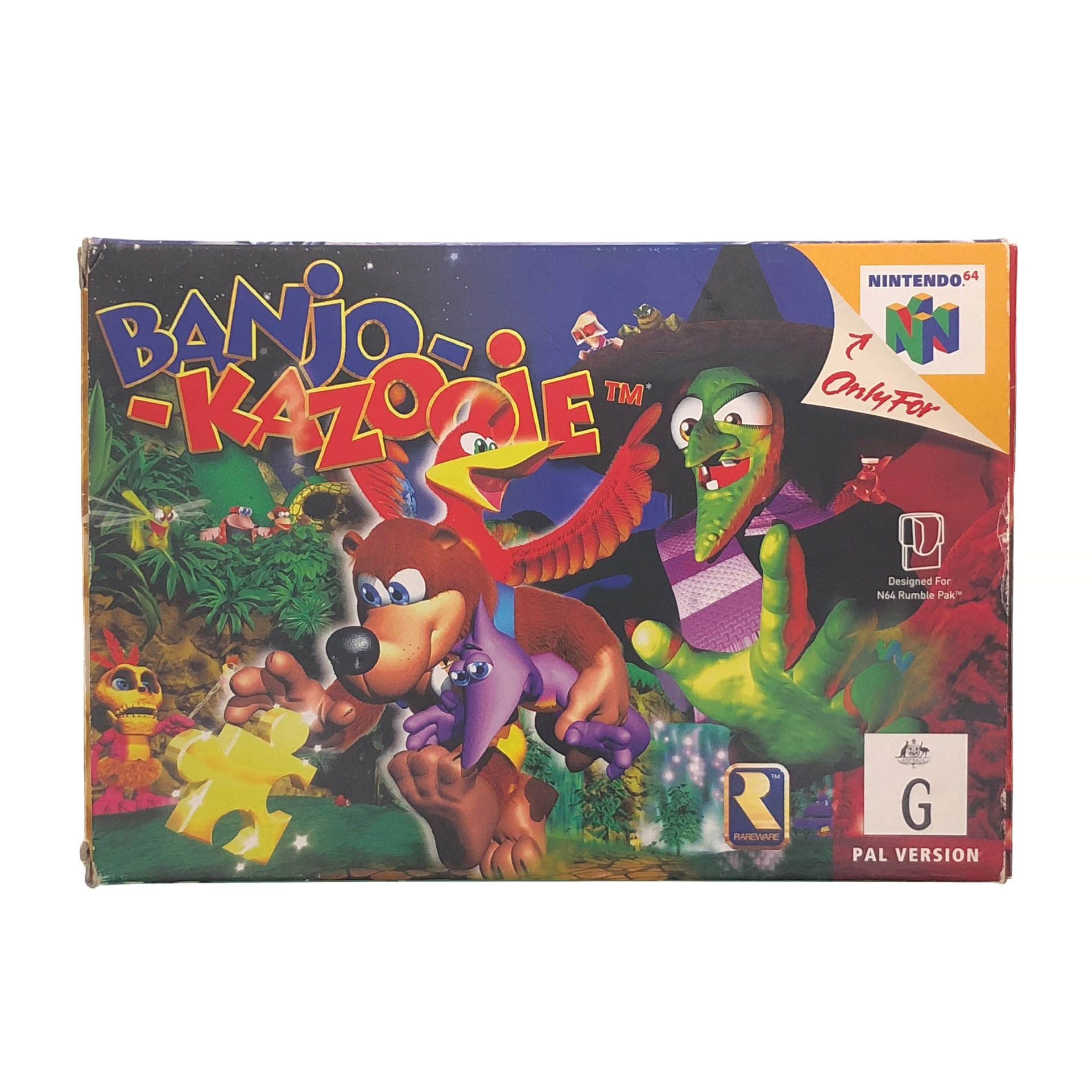 Banjo kazooie n64 deals cartridge