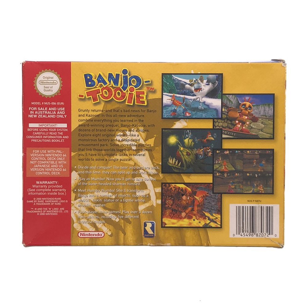 Banjo-Kazooie Game Card For Nintendo 64 N64 US Version