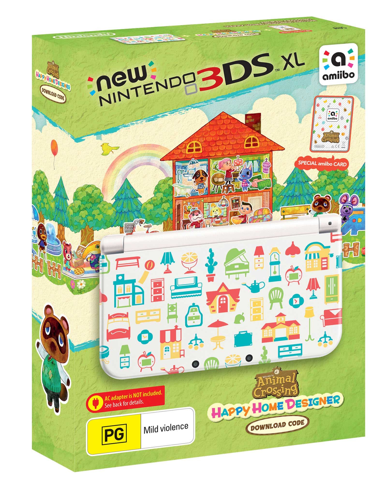 Estereotipo estanque oxígeno New Nintendo 3DS XL Console Animal Crossing: Happy Home Designer Edition |  The Gamesmen