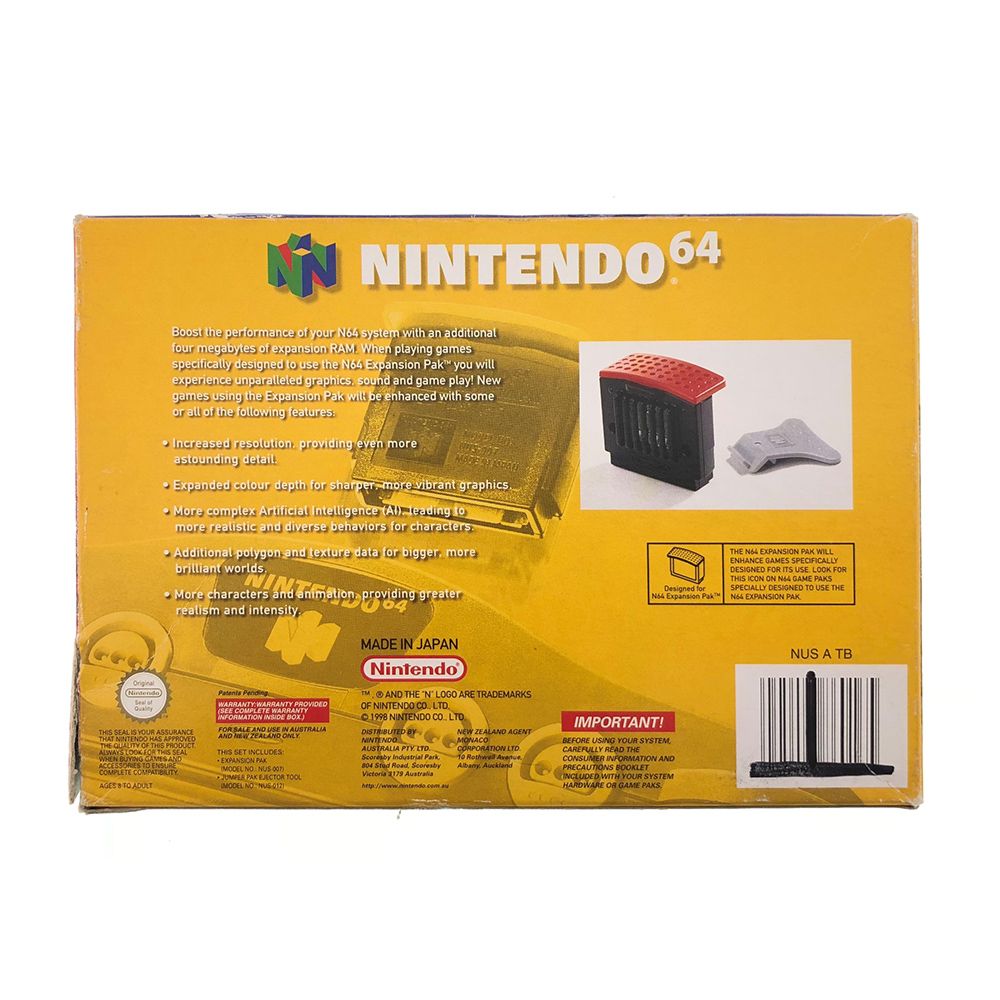 Nintendo 64 RAM Expansion Pak Boxed Pre Owned