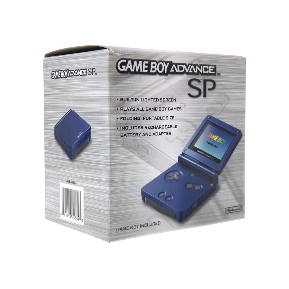 Nintendo Game Boy Advance SP Cobalt Blue Console (Boxed) [Pre-Owned]