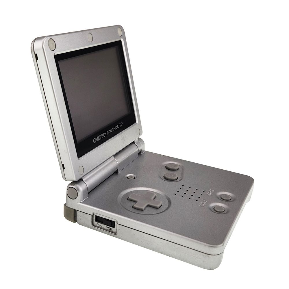 Nintendo Game Boy Advance SP Platinum Silver Console [Pre-Owned]