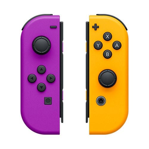 Nintendo Switch Joy-Con Neon Purple & Orange Controller