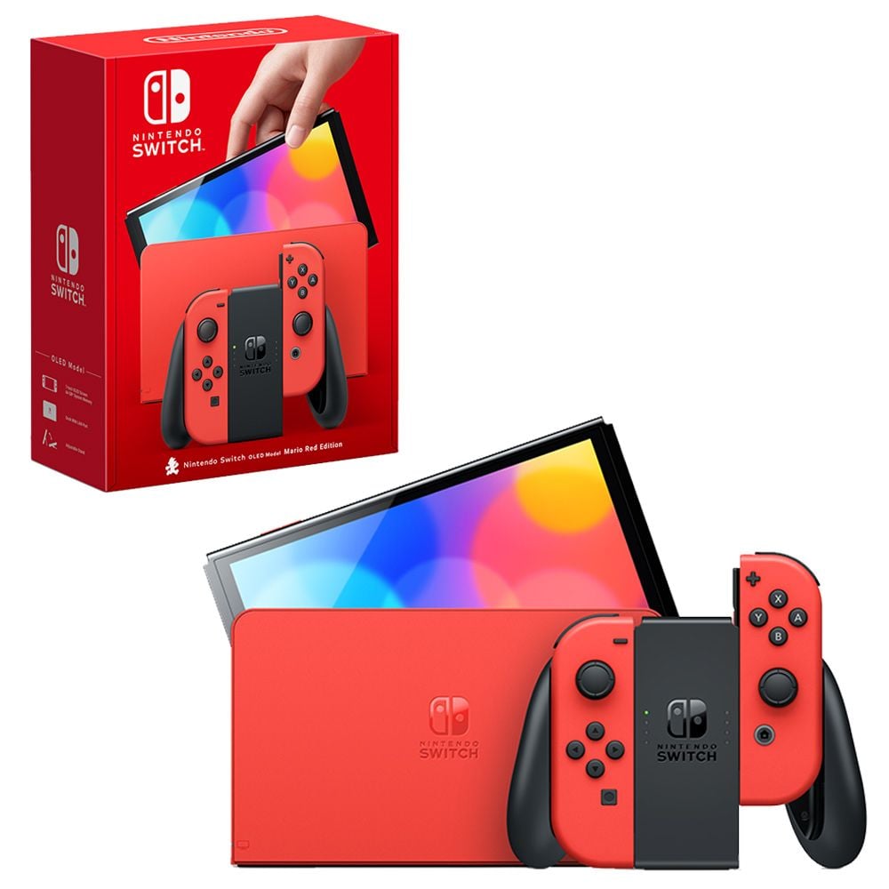 Nintendo Switch OLED Model Mario Red Edition - 64GB - From Japan