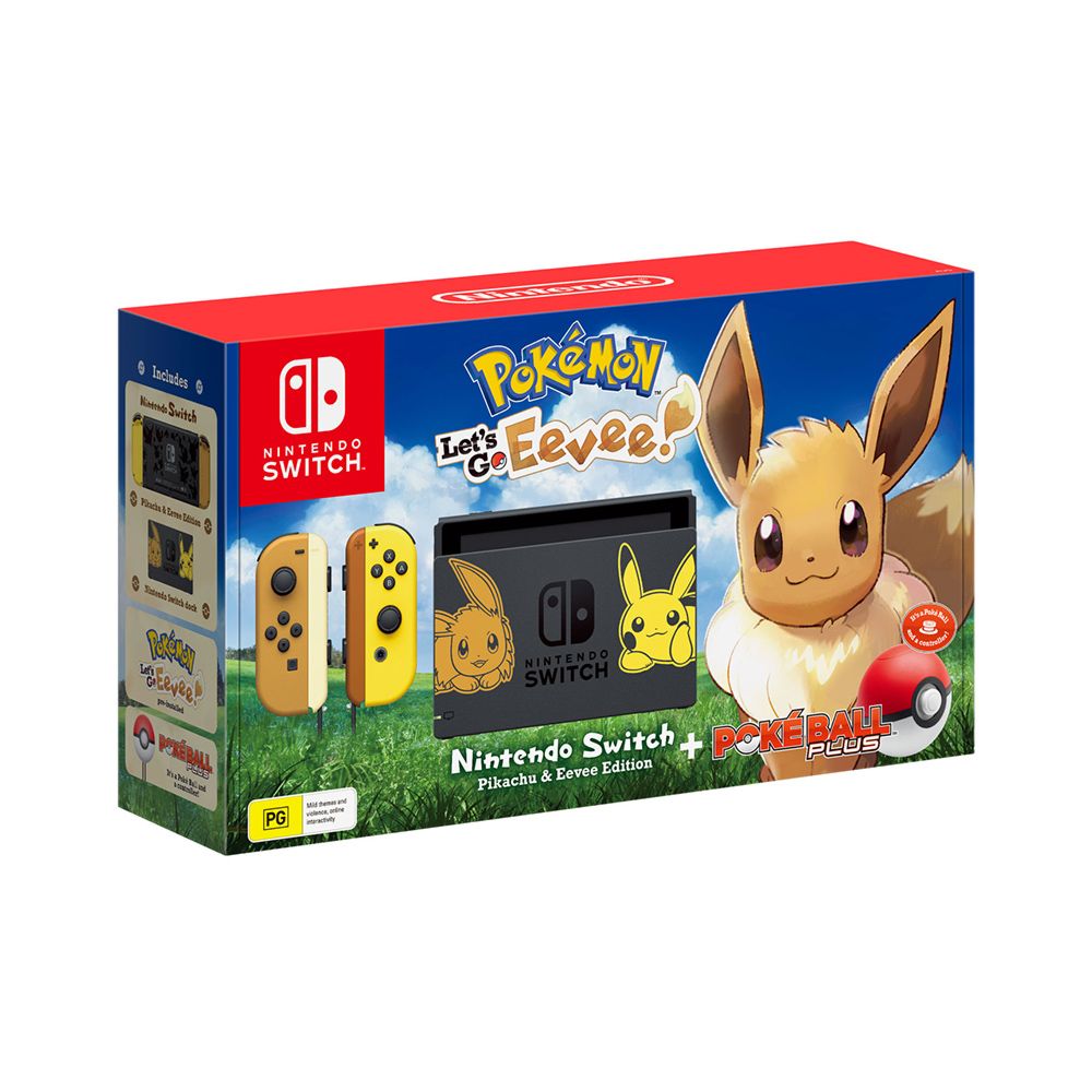 Pokemon pikachu and eevee switch clearance