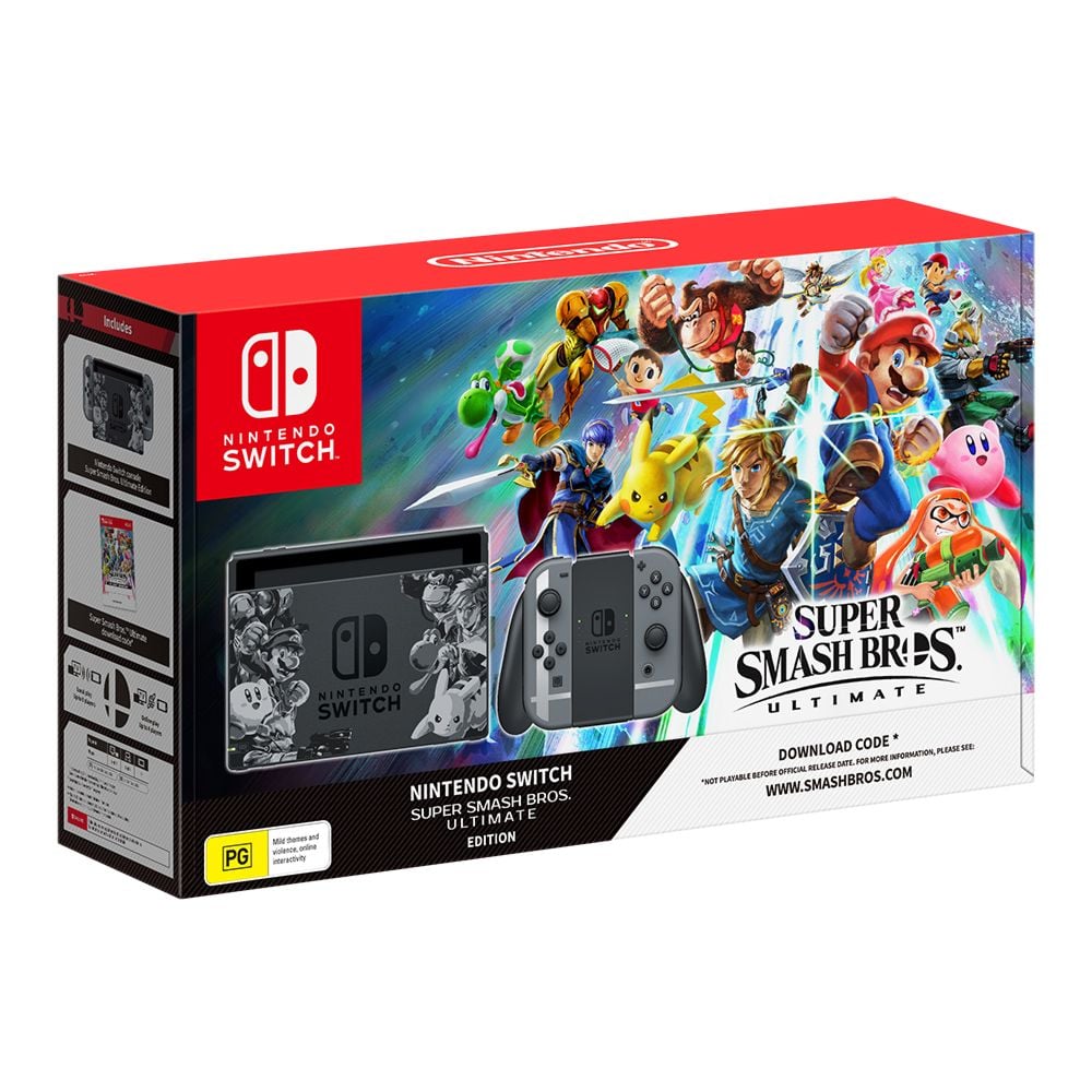 Nintendo switch console super smash outlet bros