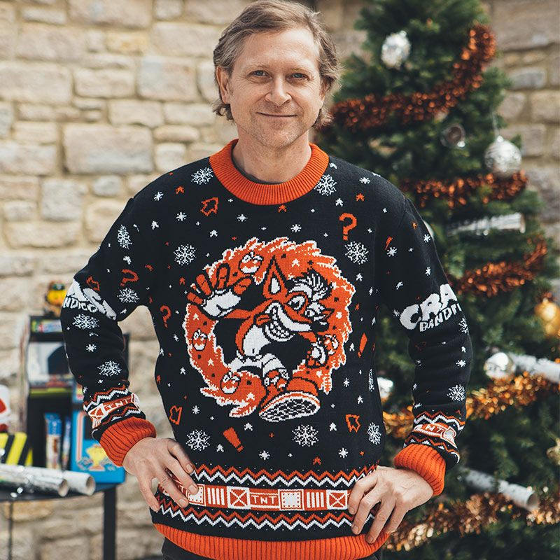 Numskull Crash Bandicoot N.Sanity Christmas Ugly Sweater X Large