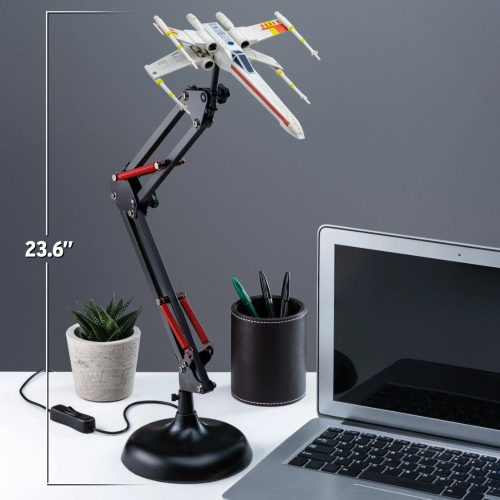 Zelda black led desk sale lamp with adjustable arm