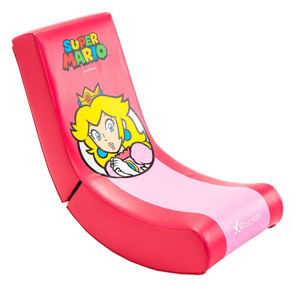 X Rocker Super Mario Video Rockers Spotlight Peach Edition