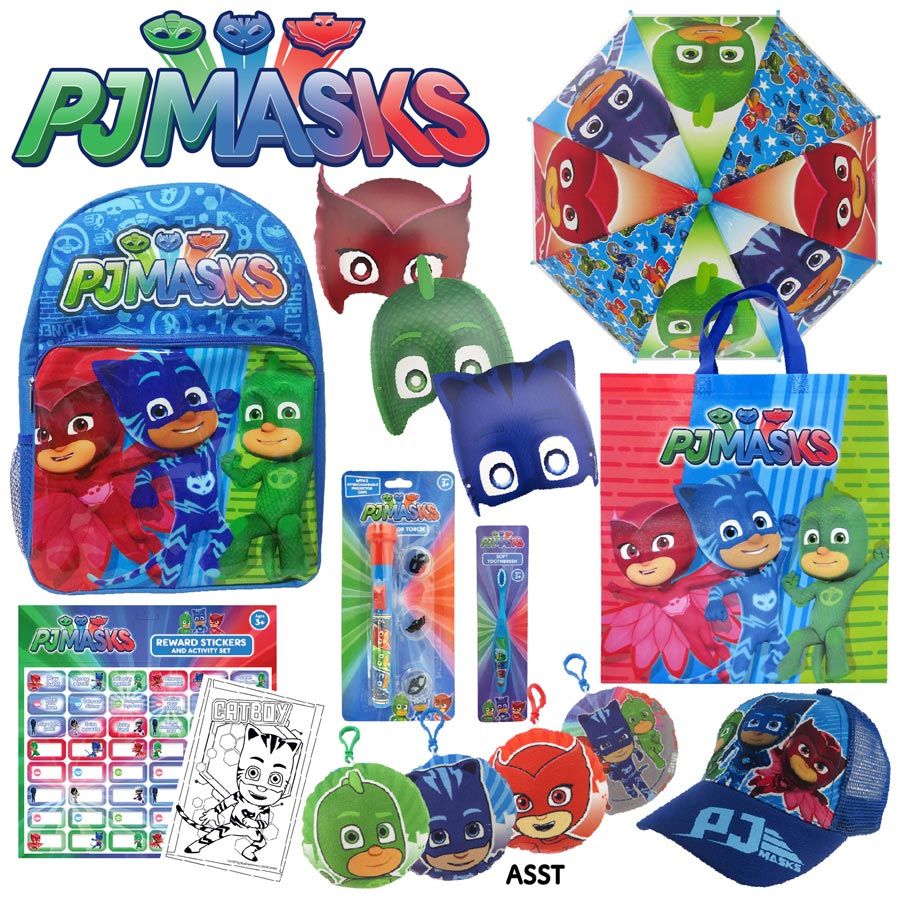 PJ Masks Showbag  PJ Masks Toys, Merch, backpack & More In A Bag!