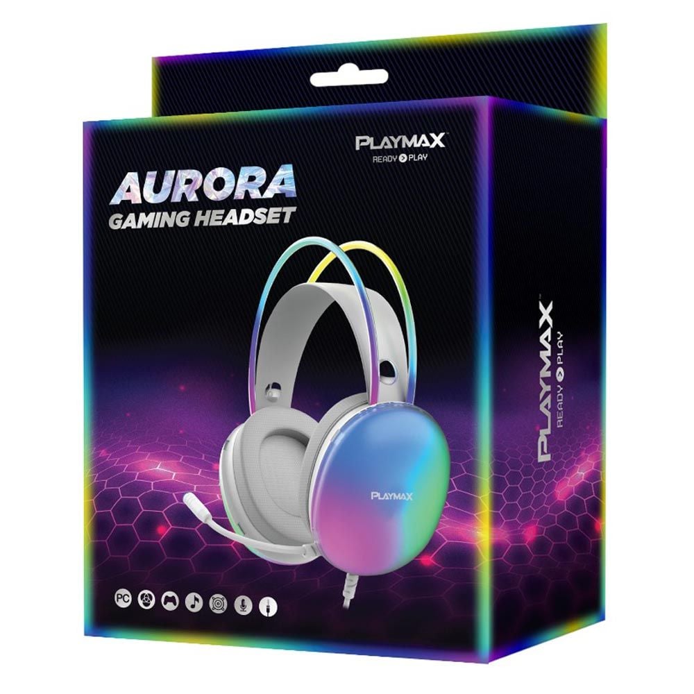 Playmax Aurora Universal RGB Gaming Headset