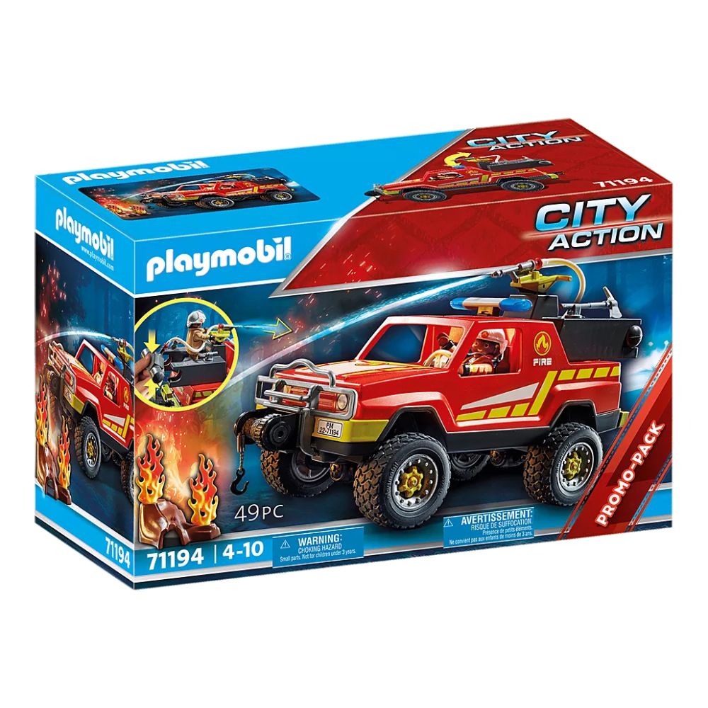 Fire rescue playmobil sales