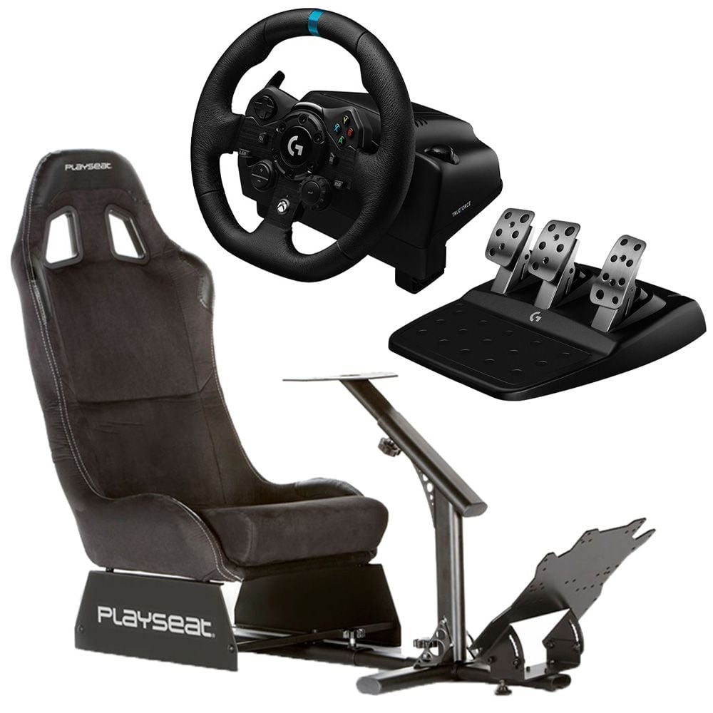 ras Teken Hoe dan ook Playseat Alcantara Racing Seat + Logitech G923 Trueforce Sim Racing Wheel  for Xbox One, Xbox Series X & PC | The Gamesmen