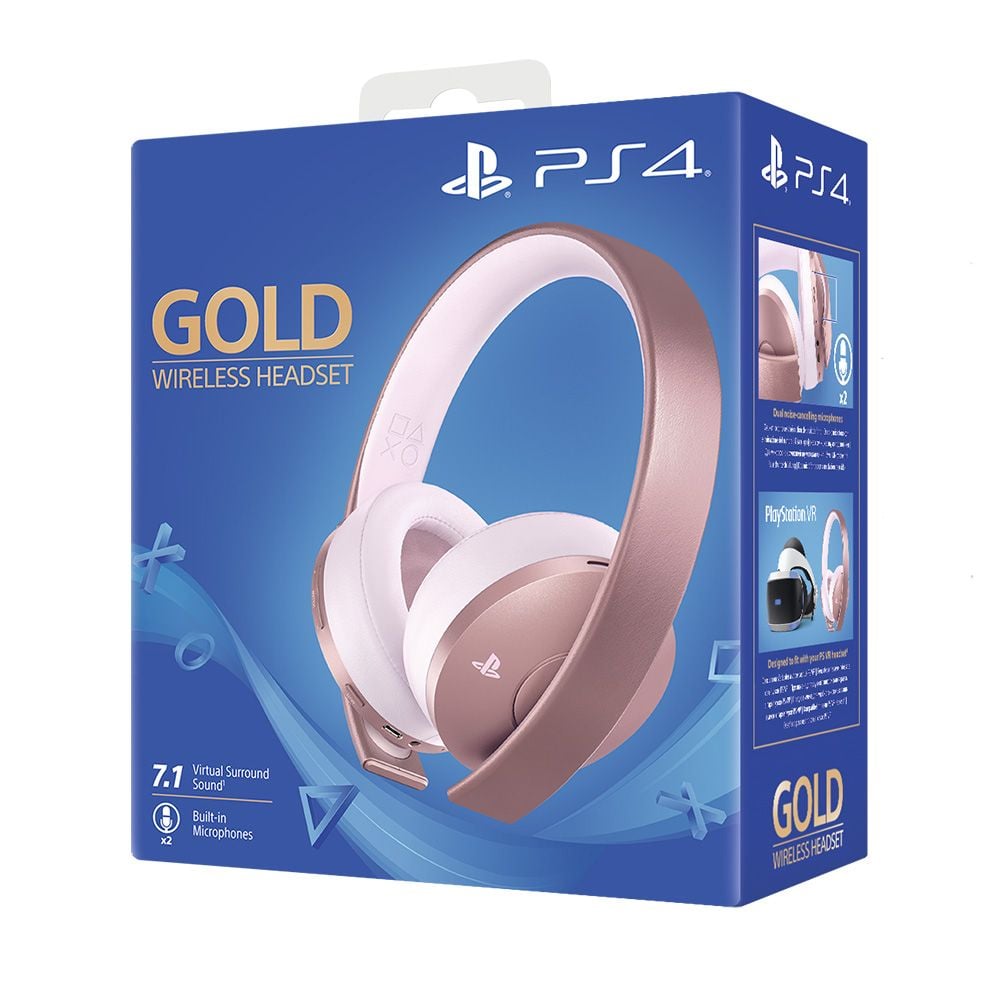 Aan boord inkomen mooi PlayStation 4 Gold Wireless Rose Gold Edition Headset | The Gamesmen
