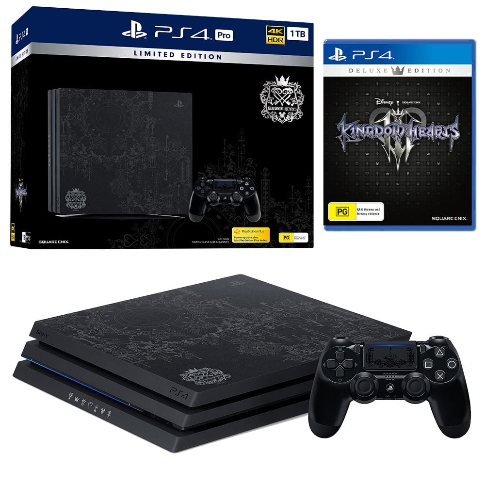 PlayStation 4 Pro 1TB Kingdom Hearts III Limited Edition Console Bundle