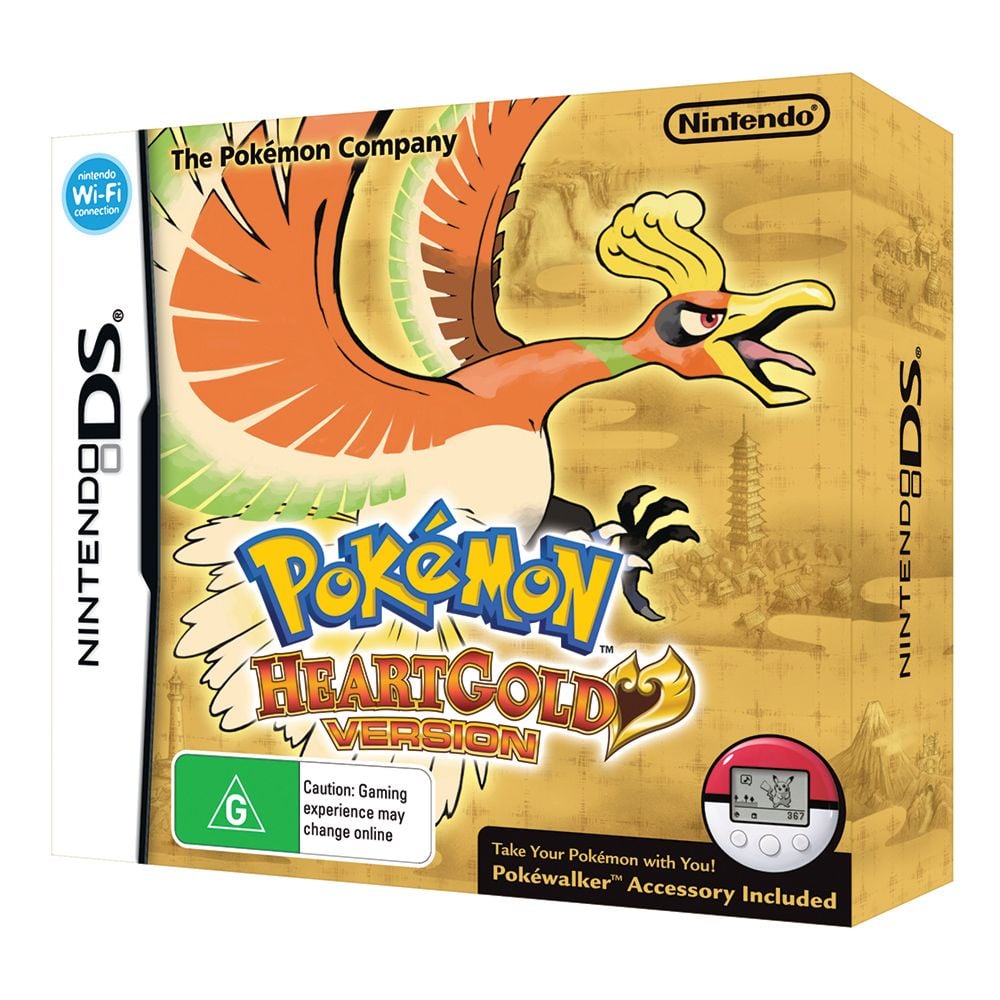 Jogo Pokémon Heart Gold Version + Pokéwalker - DS - MeuGameUsado