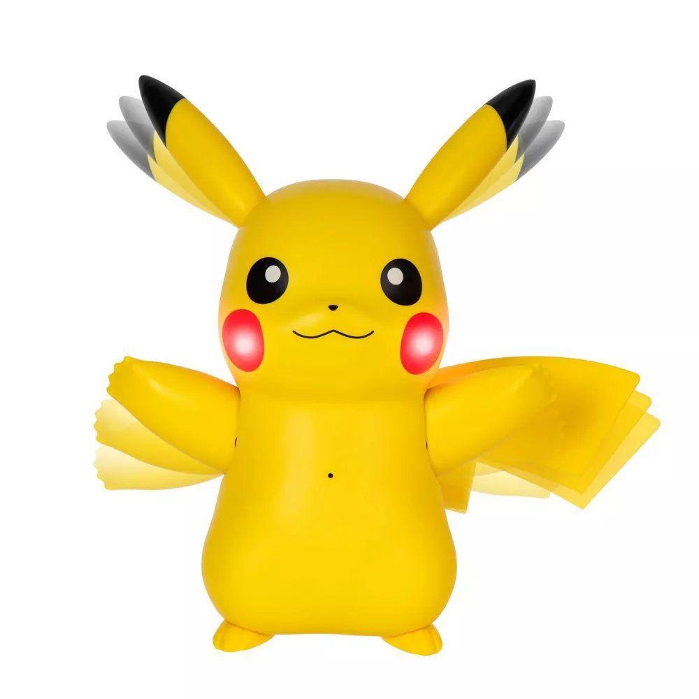 Pok mon Pikachu Train and Play Deluxe Interactive Action Figure