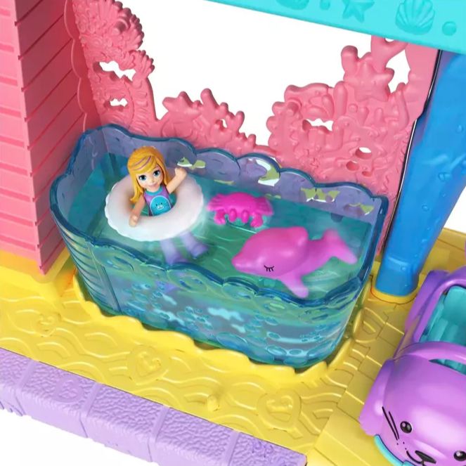 Polly Pocket Pollyville Aquarium Playset