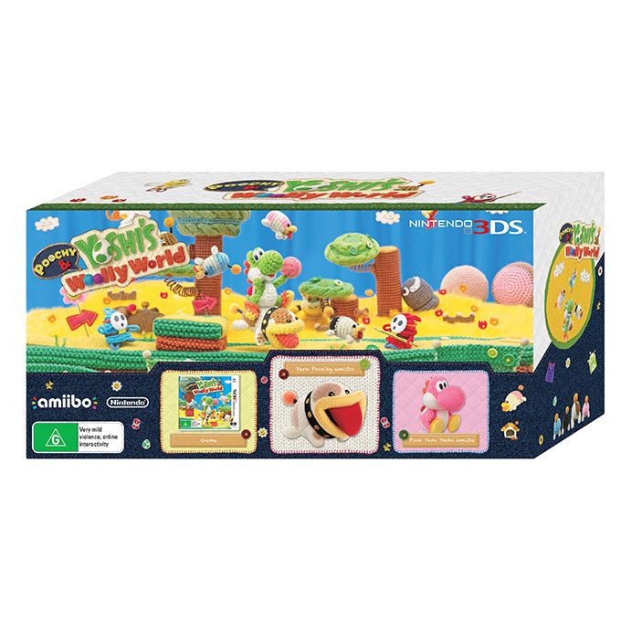 Poochy & yoshi's woolly world amiibo hot sale bundle