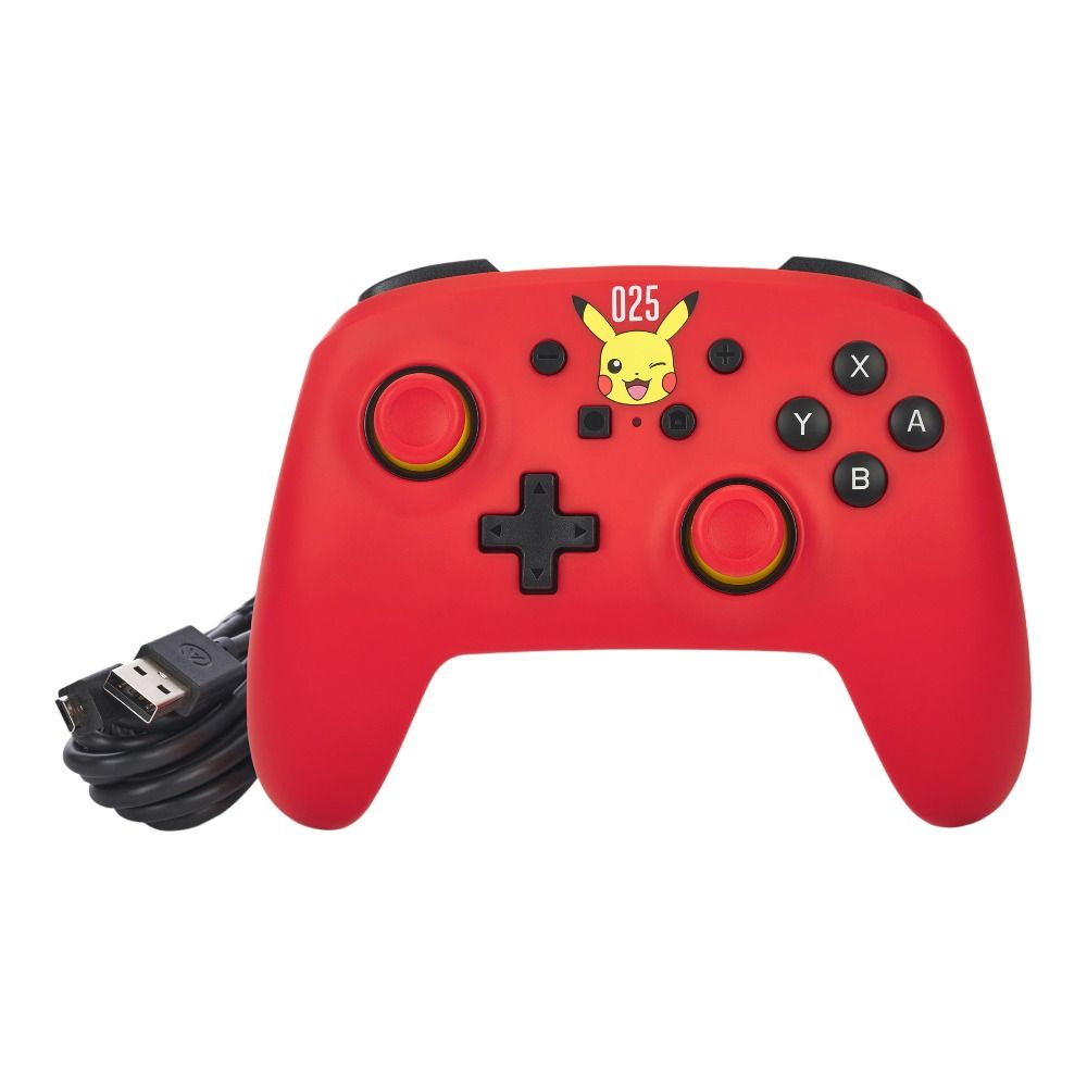  PowerA Wired Controller for Nintendo Switch - Pokémon: Pikachu  Static, Gamepad, Game controller, Wired controller, Officially licensed :  Video Games