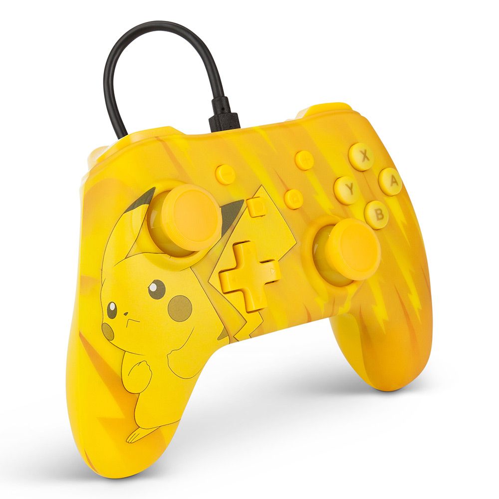 PowerA Core Plus Wired Controller for Nintendo Switch Pikachu Static
