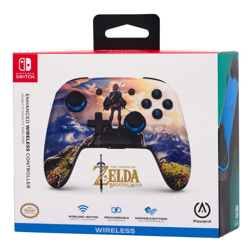 Powera enhanced wireless controller outlet for nintendo switch princess zelda