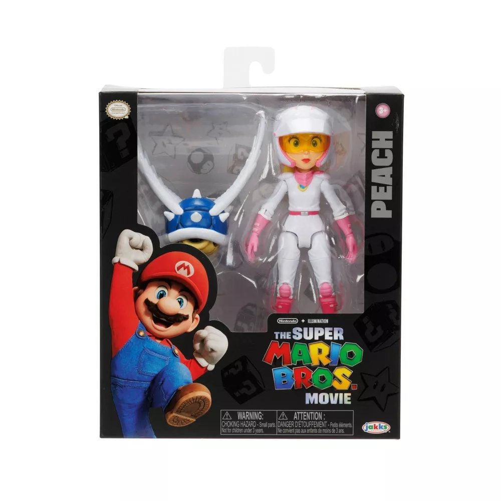 The Super Mario Bros. Movie - 5 Inch Action Figures Series 1 – Mario Figure  with Plunger Accessory