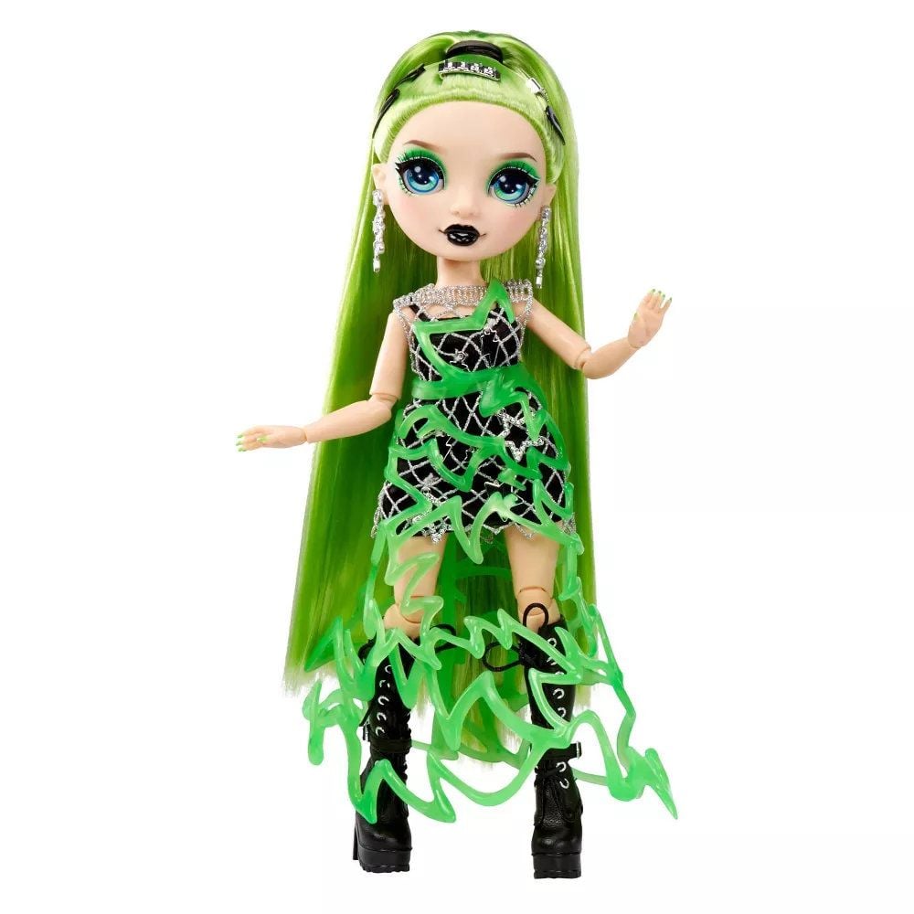 Rainbow Surprise Rainbow High Jade Hunter – Green Fashion Doll with 2  Outfits