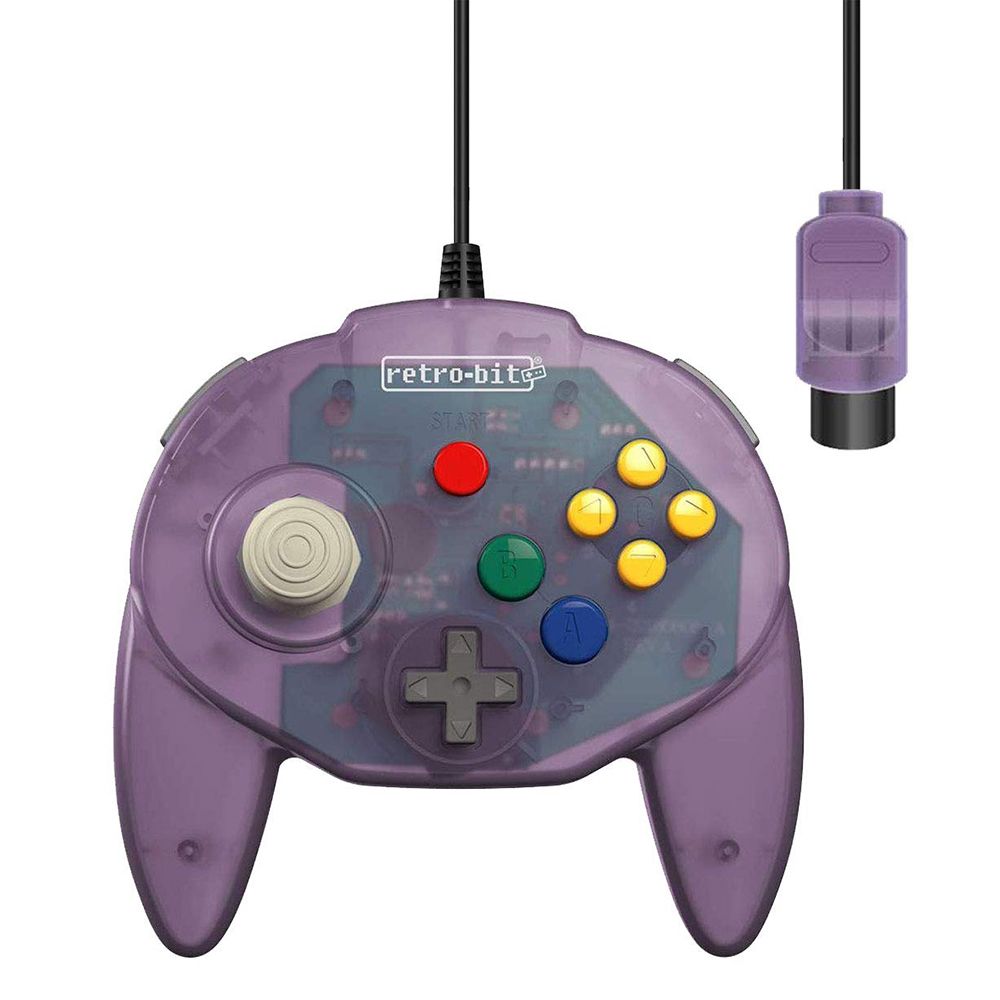 Retro Bit Tribute 64 Wired N64 Controller for Nintendo 64 Atomic