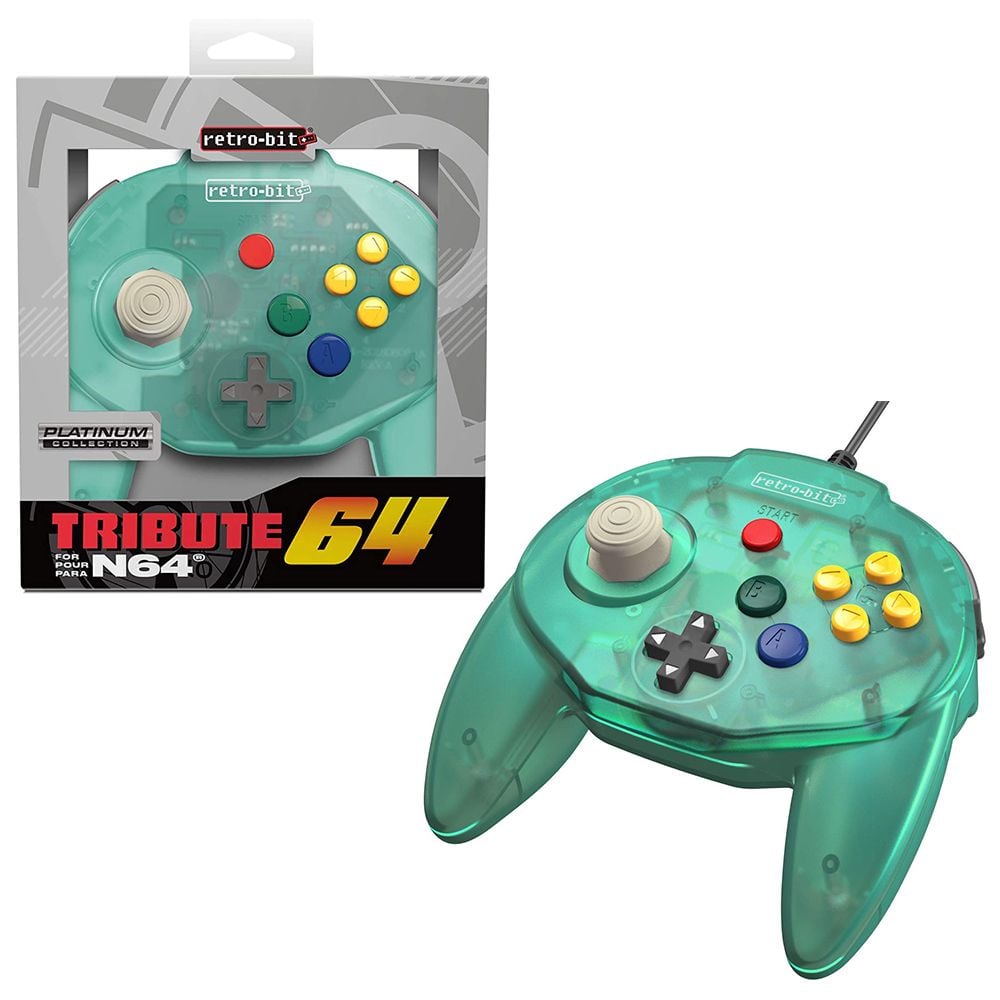 Tribute64 Controller - N64® Port - Ocean Blue