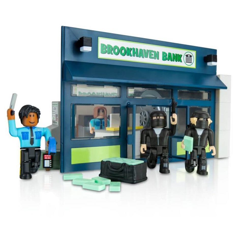 Roblox ROB0689 - Deluxe play set Brookhaven: Outlaw and Order, playset with  exclusive play code, from 6 years old : : PC & Video Games