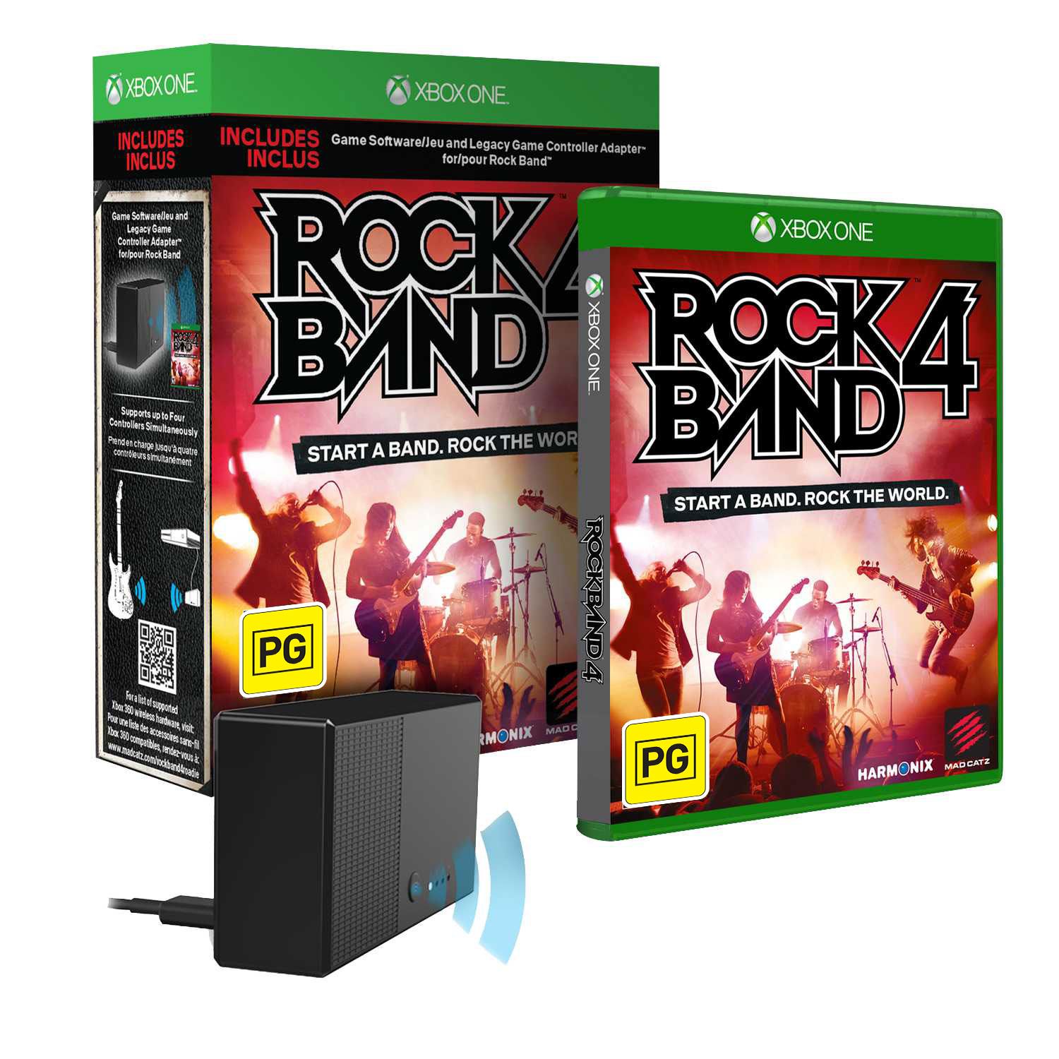 Rock Band with Legacy Game Controller Adapter (Xbox One) The Gamesmen