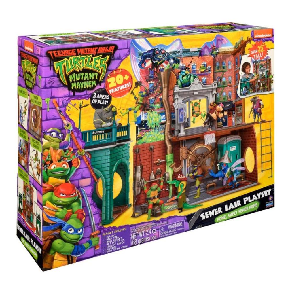 Teenage mutant ninja turtles out of the shadows city sewer lair playset hotsell