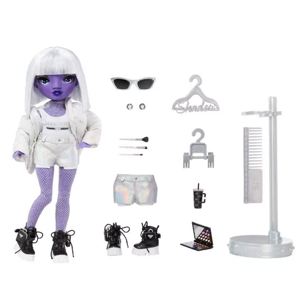 Rainbow High Shadow High Reina “Glitch” Crowne - Purple Fashion Doll - NEW  2023