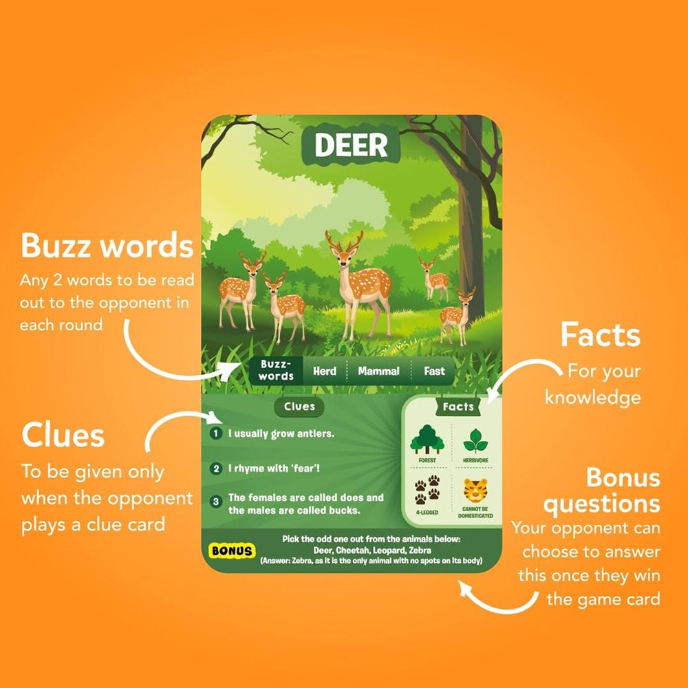 Skillmatics Guess in 10 Animal Kingdom Card Game