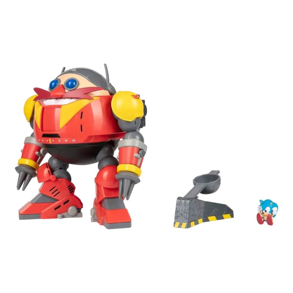 Sonic The Hedgehog Giant Eggman Robot Battle Set with Catapult