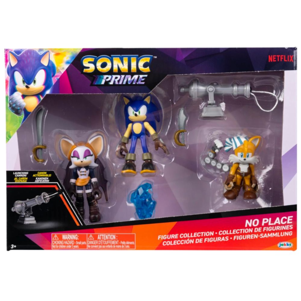 Sonic Prime 2.5 New Yoke City Figure Collection