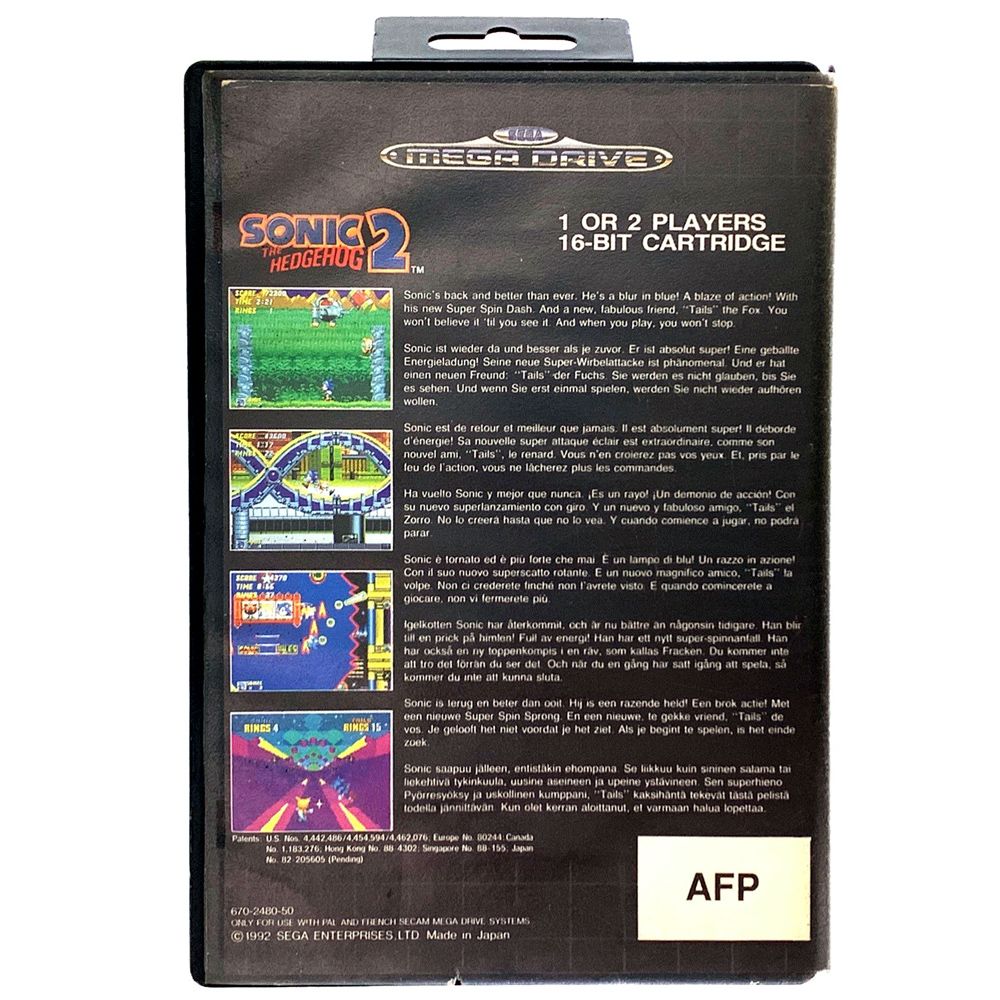 Sonic the Hedgehog 2 - Mega Drive - Super Retro - Mega Drive