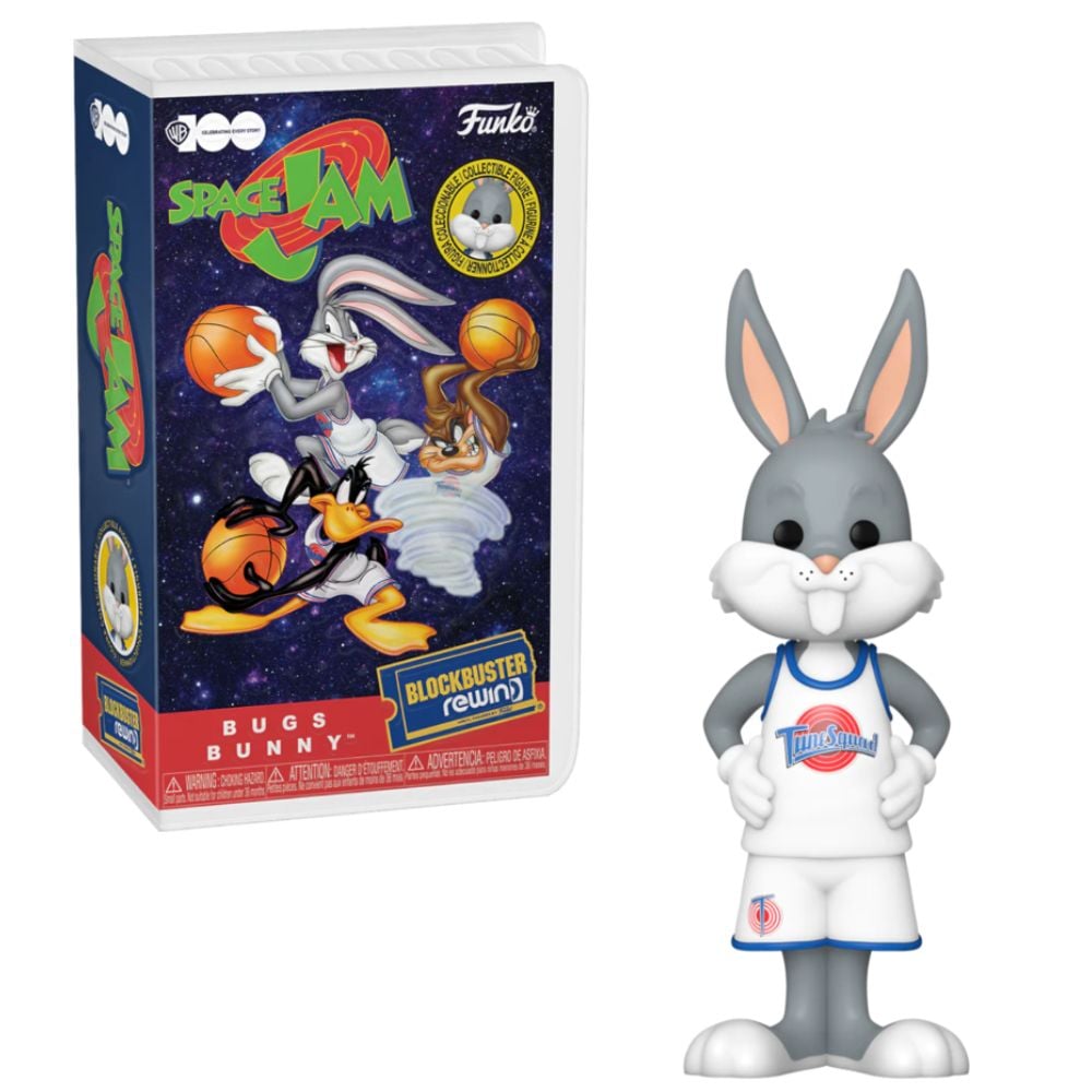 Funko Blockbuster Rewind Space Jam Bugs Bunny Rewind Figure