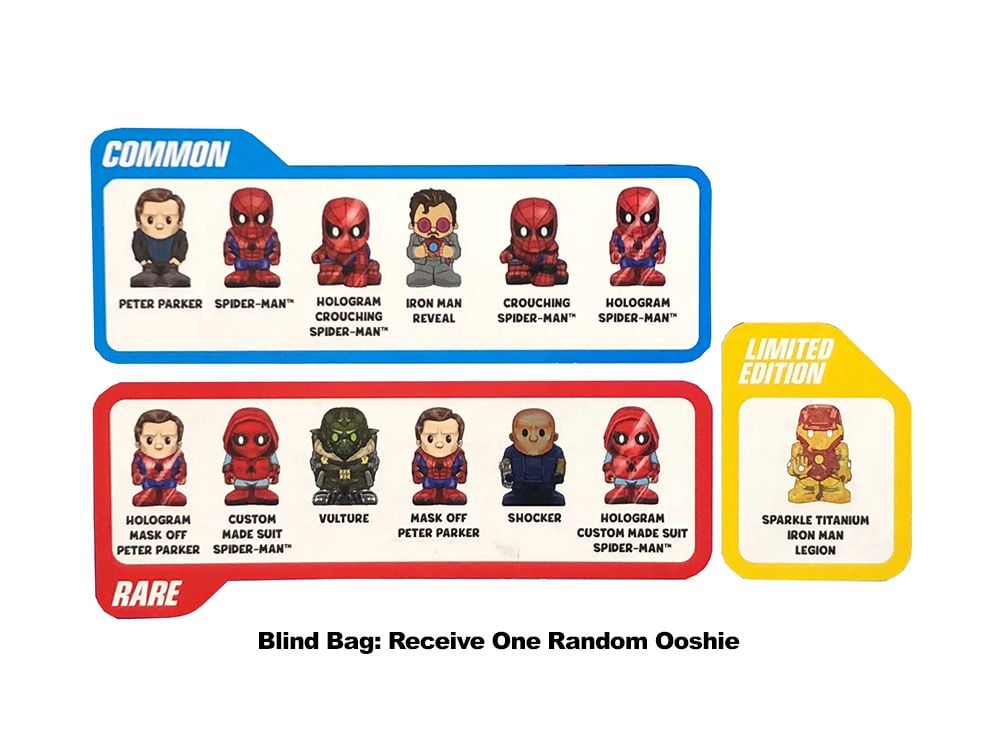 Ooshies Marvel Spider Man Homecoming Pencil Topper Blind Bag