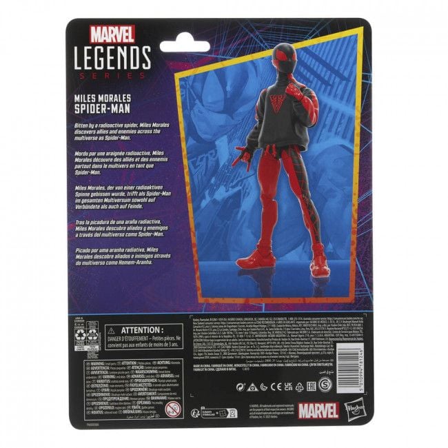Marvel legends miles top morales action figure