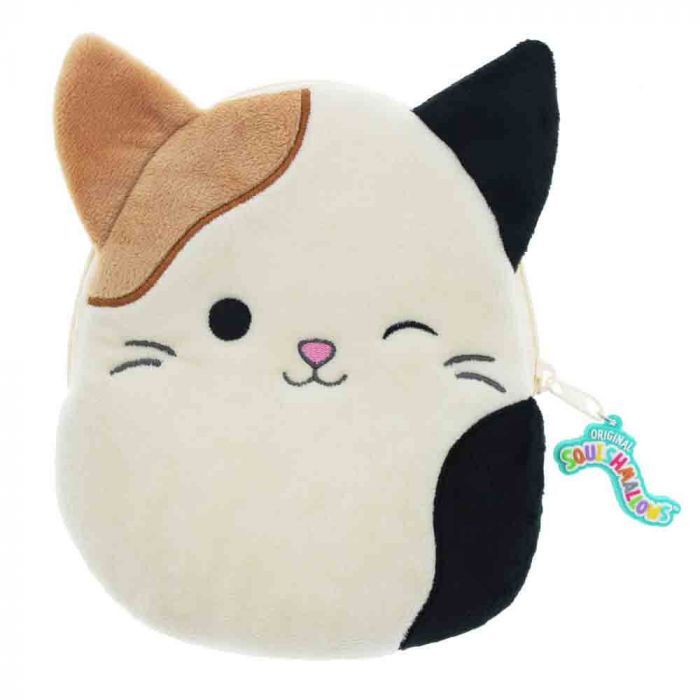 Squishmallows Cam the Calico Cat Plush Pencil Case
