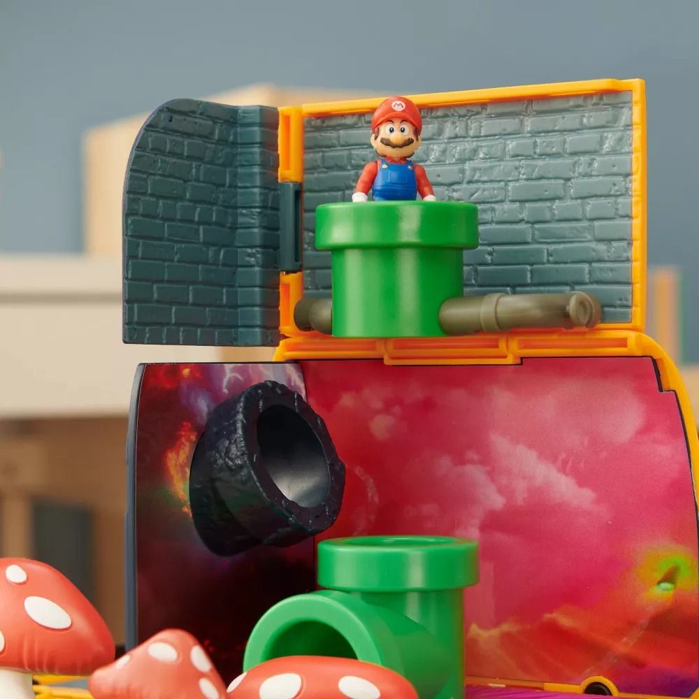 Super Mario Movie Mini World Playset Van