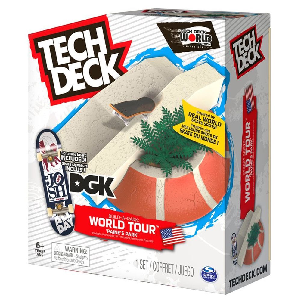 Tech Deck Build A Park World Tour Paines Park