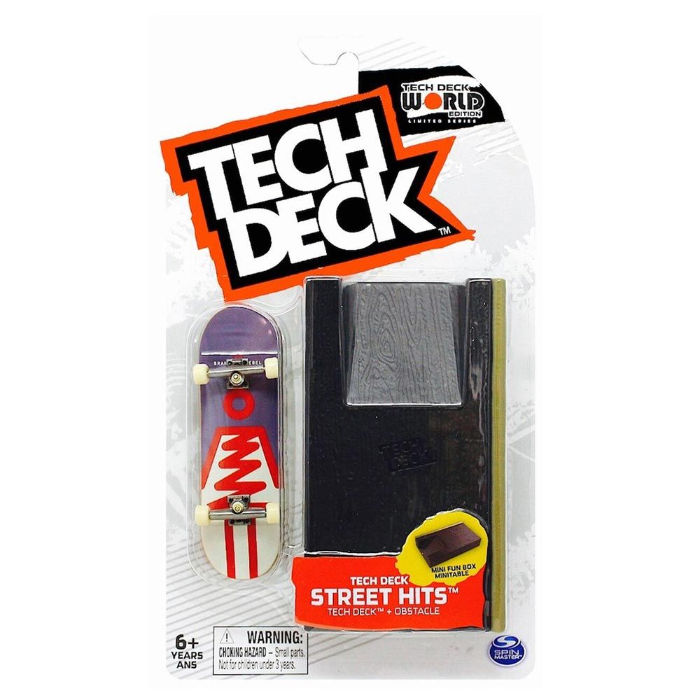 Tech Deck Street Hits Tech + Obstacle Mini Fun Box Minitable