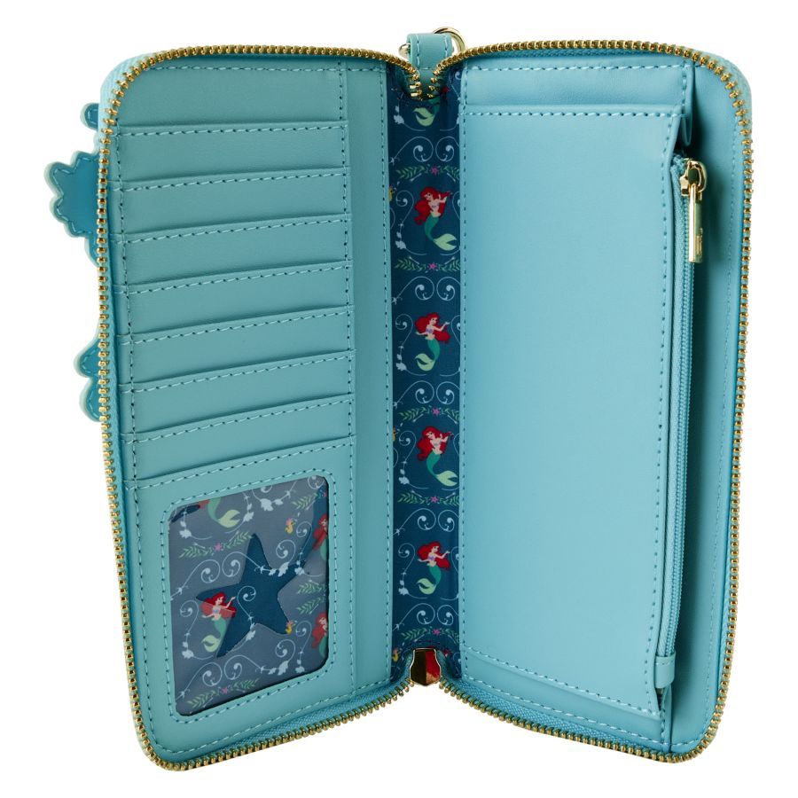 Loungefly little mermaid wallet top