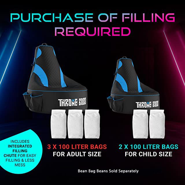 Throne boss bean bag on sale chair