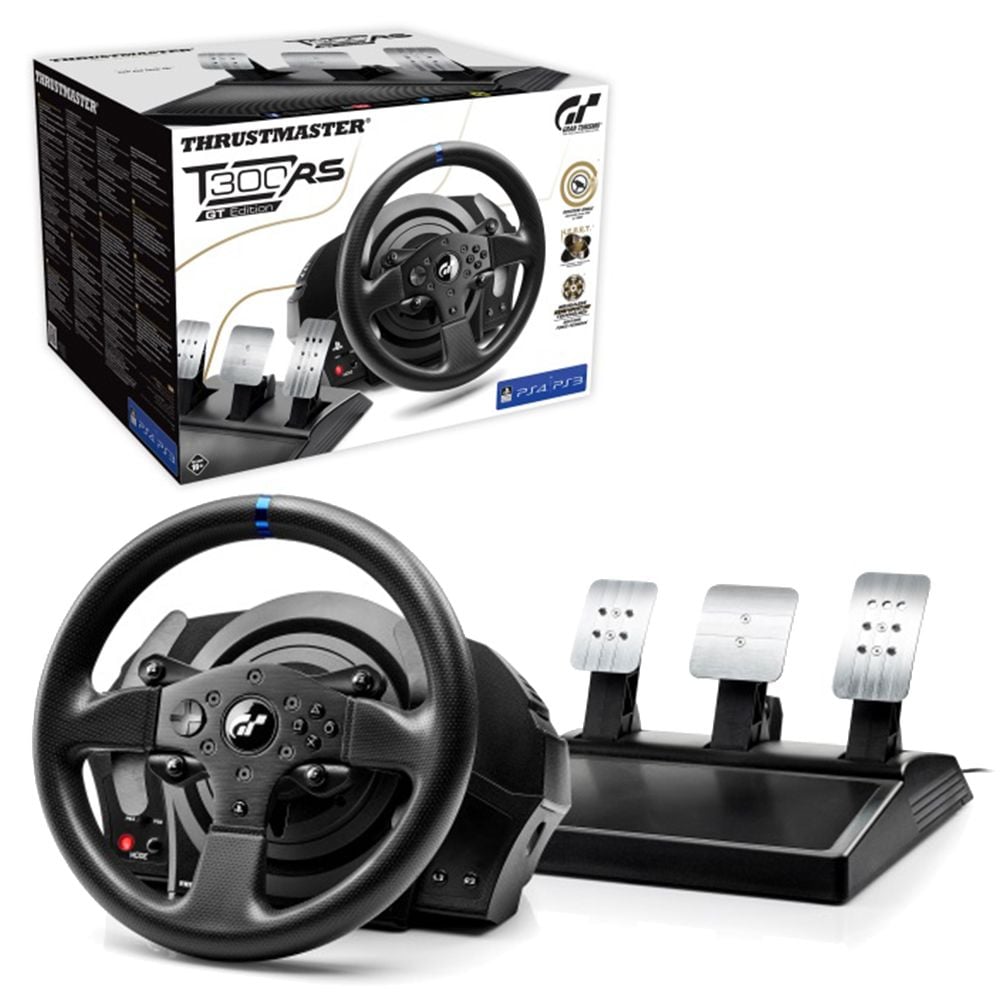 Thrustmaster T300 RS GT Force Feedback Racing Wheel - Officially licensed  for Gran Turismo - PS5 / PS4 / Windows