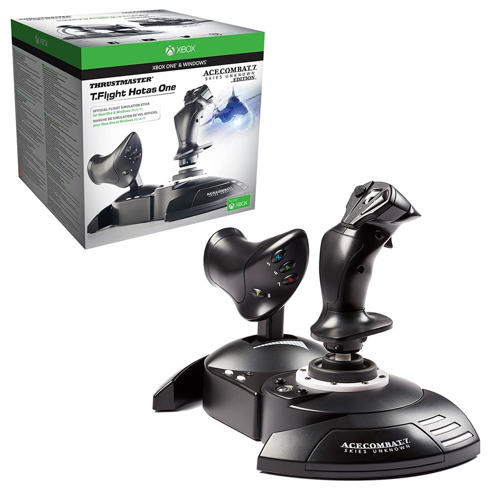 Thrustmaster T.Flight Hotas One Ace Combat 7: Skies Unknown Edition Flight  Stick for Xbox One Xbox Series X & PC